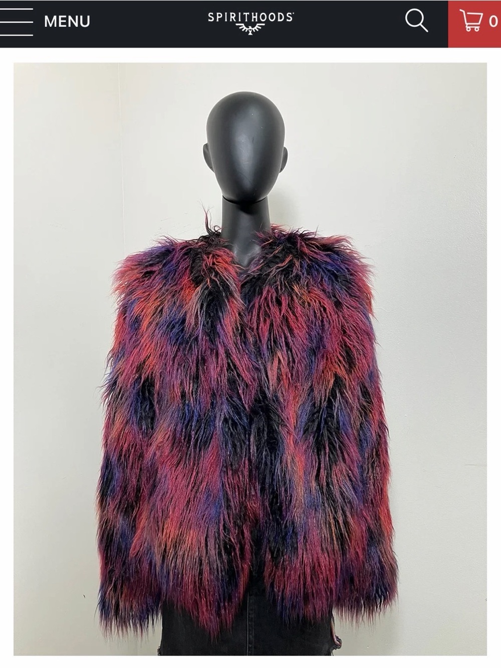 ♥️💜♥️ Spirithoods Alpaca Bomber Coat. Sold out at Spirithoods.